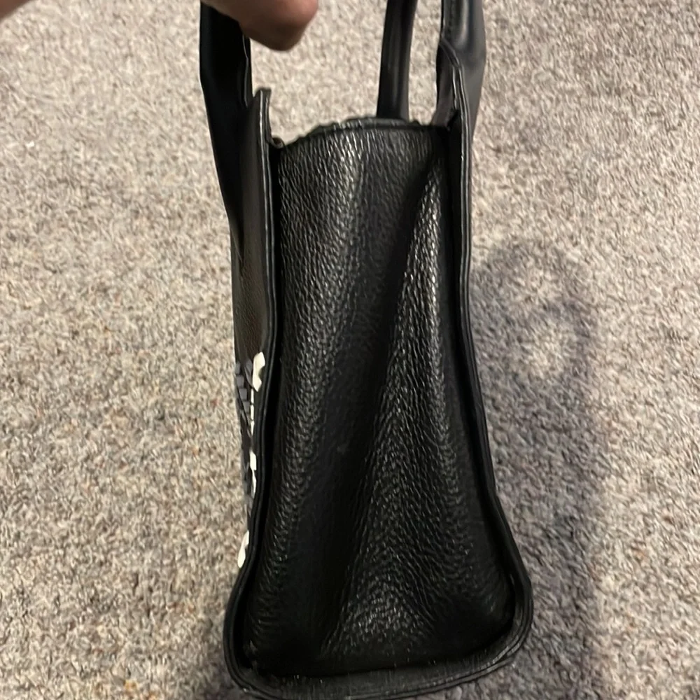 Kate Spade Merriweather Black & White Flynn Satchel